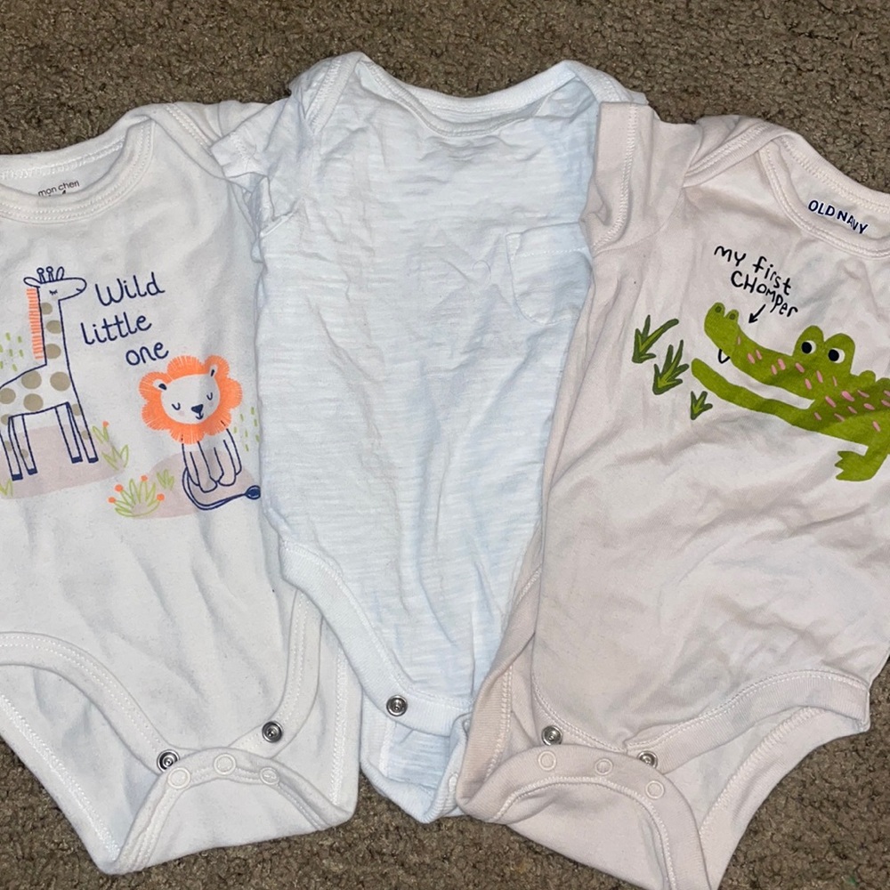0-3 month onesies